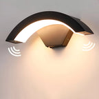 Outdoor Wall Light with Motion Sensor, Weather-Resistant LED