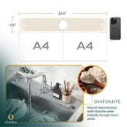 Diatomaceous Earth Sink Mat, 60 x 23cm, Fast-Drying