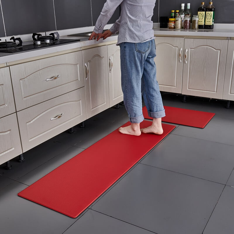Anti-Fatigue Kitchen Mat, Waterproof PVC Runner in Five Colours
