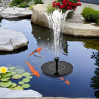 Floating Solar Garden Fountain with 6 Spray Nozzles