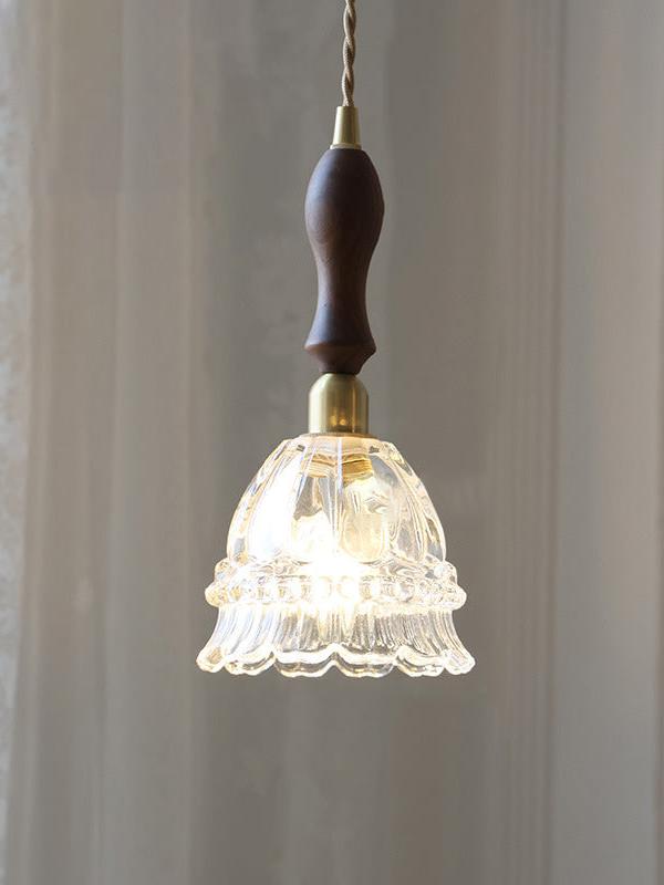 Jellyfish Glass Pendant Light, Clear or Amber Glass