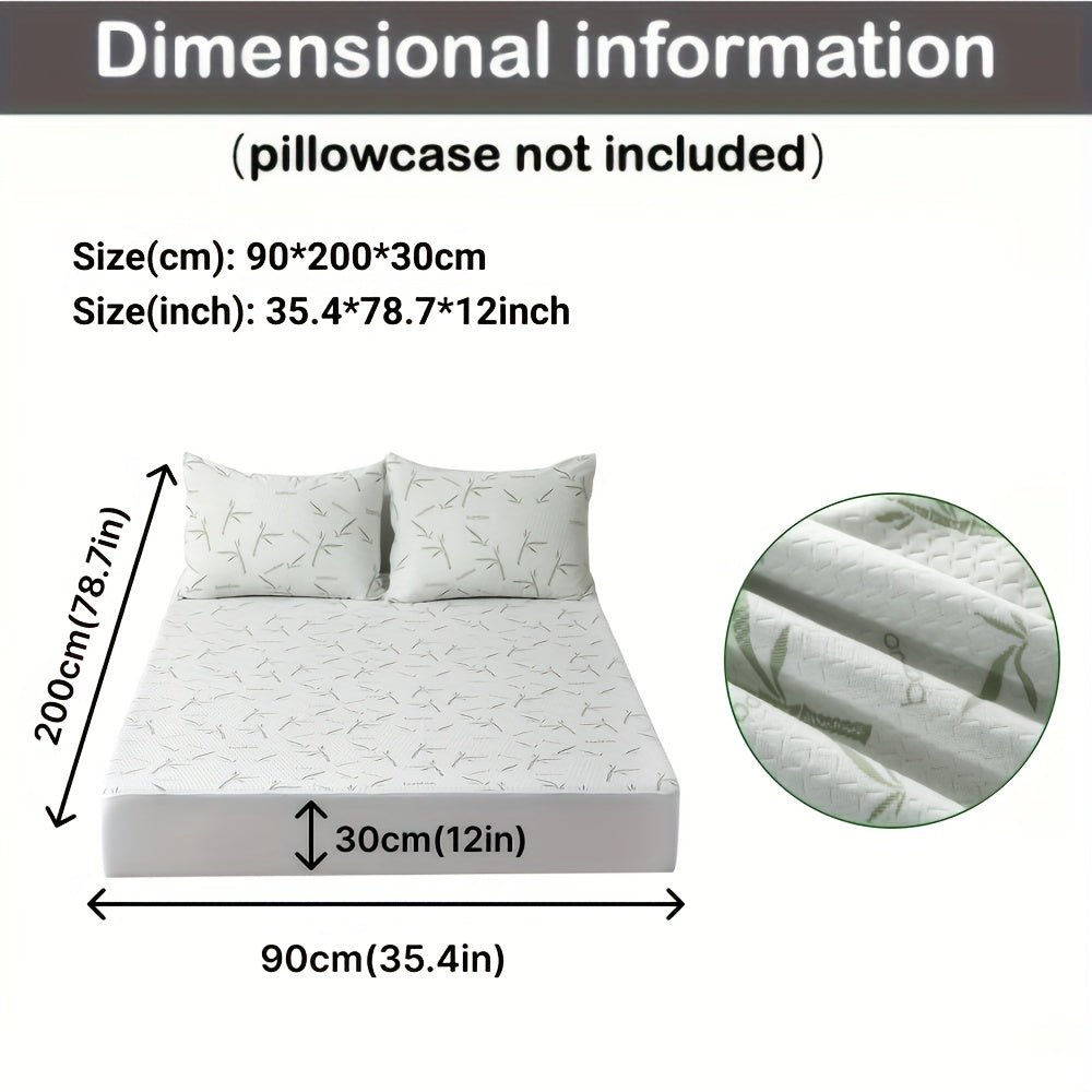 Cooling Bamboo Mattress Protector with 3D Airflow Layer