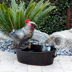 Polyresin Animal Water Fountain with Pump for Garden and Patio