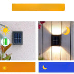Solar Outdoor Wall Light, IP65, Set of 2