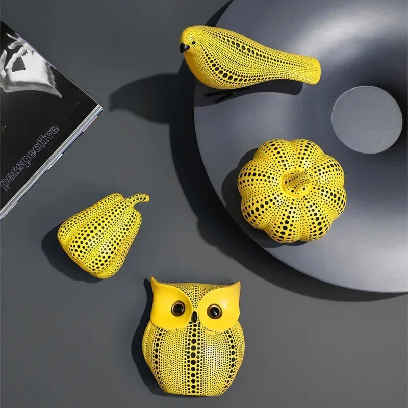 Japanese Art-Inspired Sculptural Ornaments, Six Bold Designs