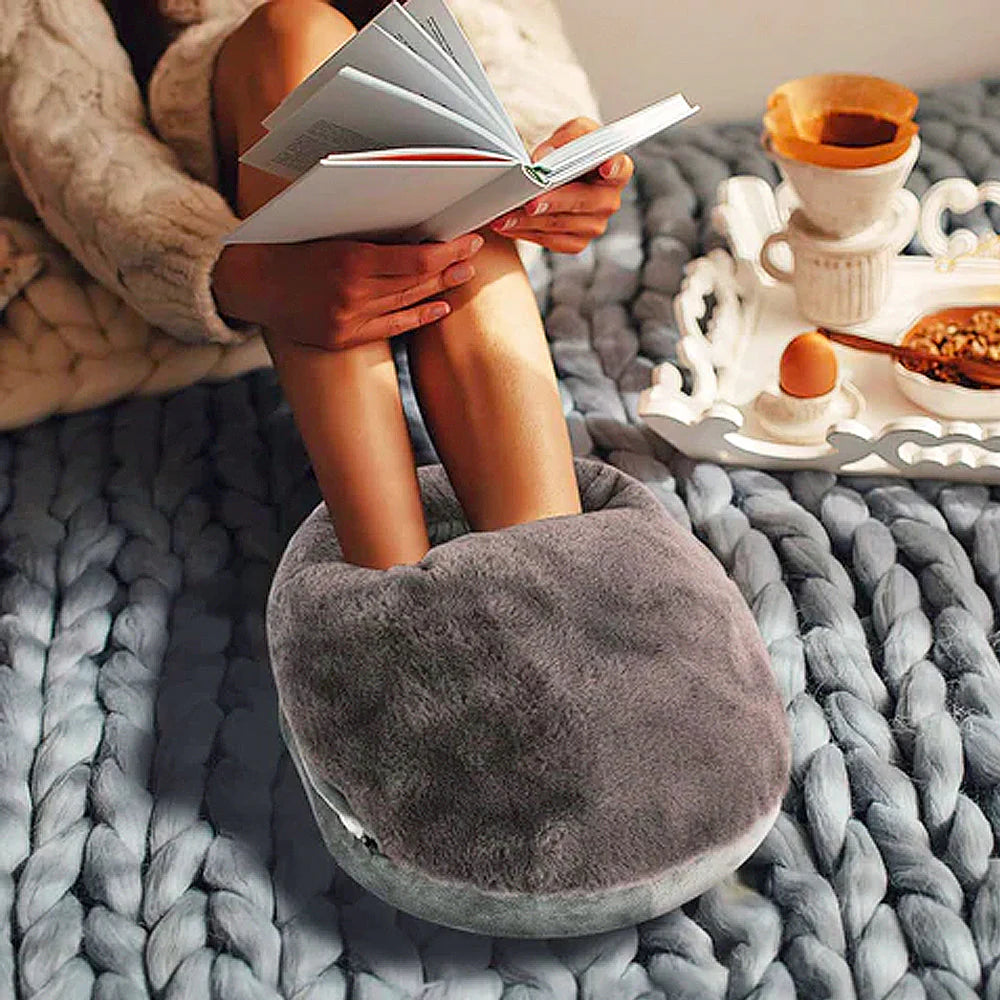 XL Electric Foot Warmer with Washable Lining, Adjustable Heat