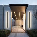 Linear LED Outdoor Wall Light, IP65, 30-200cm, Black or Grey