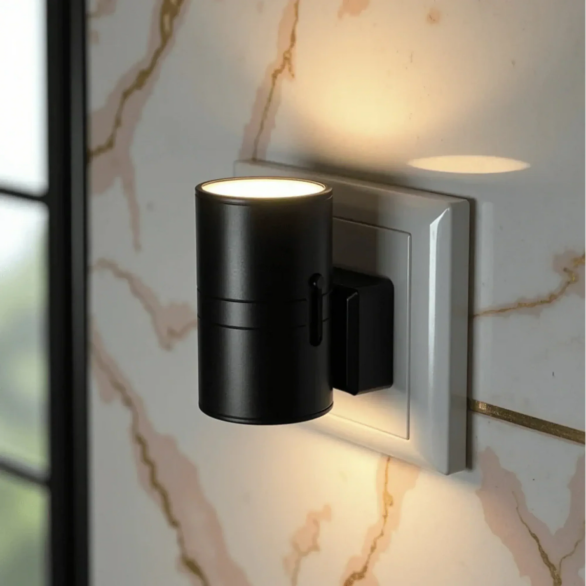 Plug-In Nursery Night Light, Dimmable, Warm White 3000K
