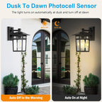 Cast Aluminium Outdoor Wall Light, IP23, E27, 29cm