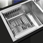 Extendable Stainless Steel Over-Sink Drying Rack, 28.5-47cm