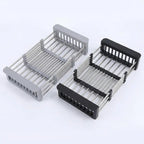 Extendable Stainless Steel Over-Sink Drying Rack, 28.5-47cm