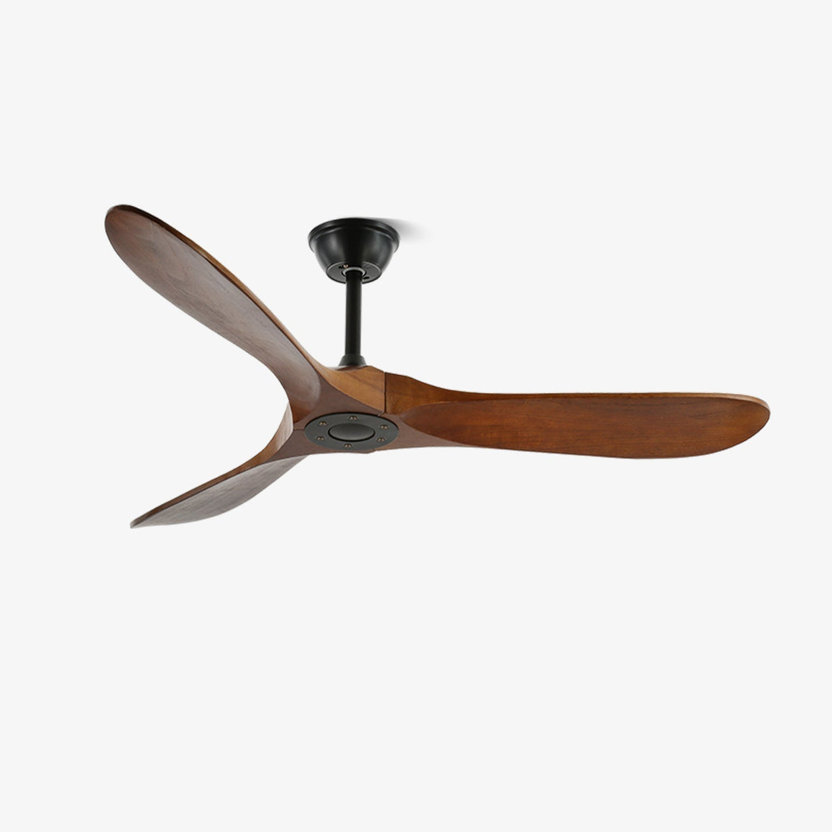 Wooden Ceiling Fan with Remote, 6 Speeds, 106 or 132 cm