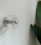 Minimalist Frosted Glass Wall Light in Silver or Gold