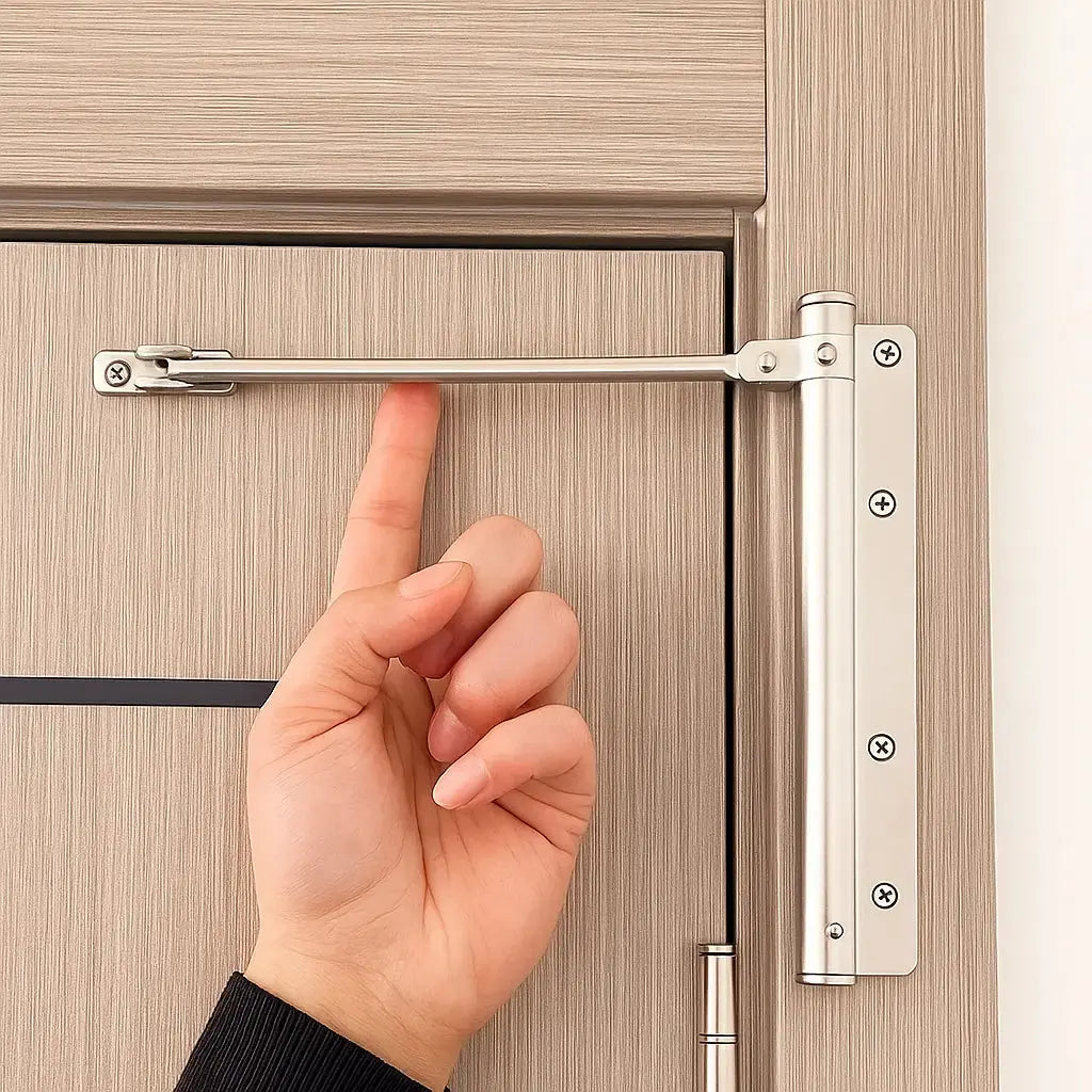 Automatic Stainless Steel Door Closer with 4 Speed Settings