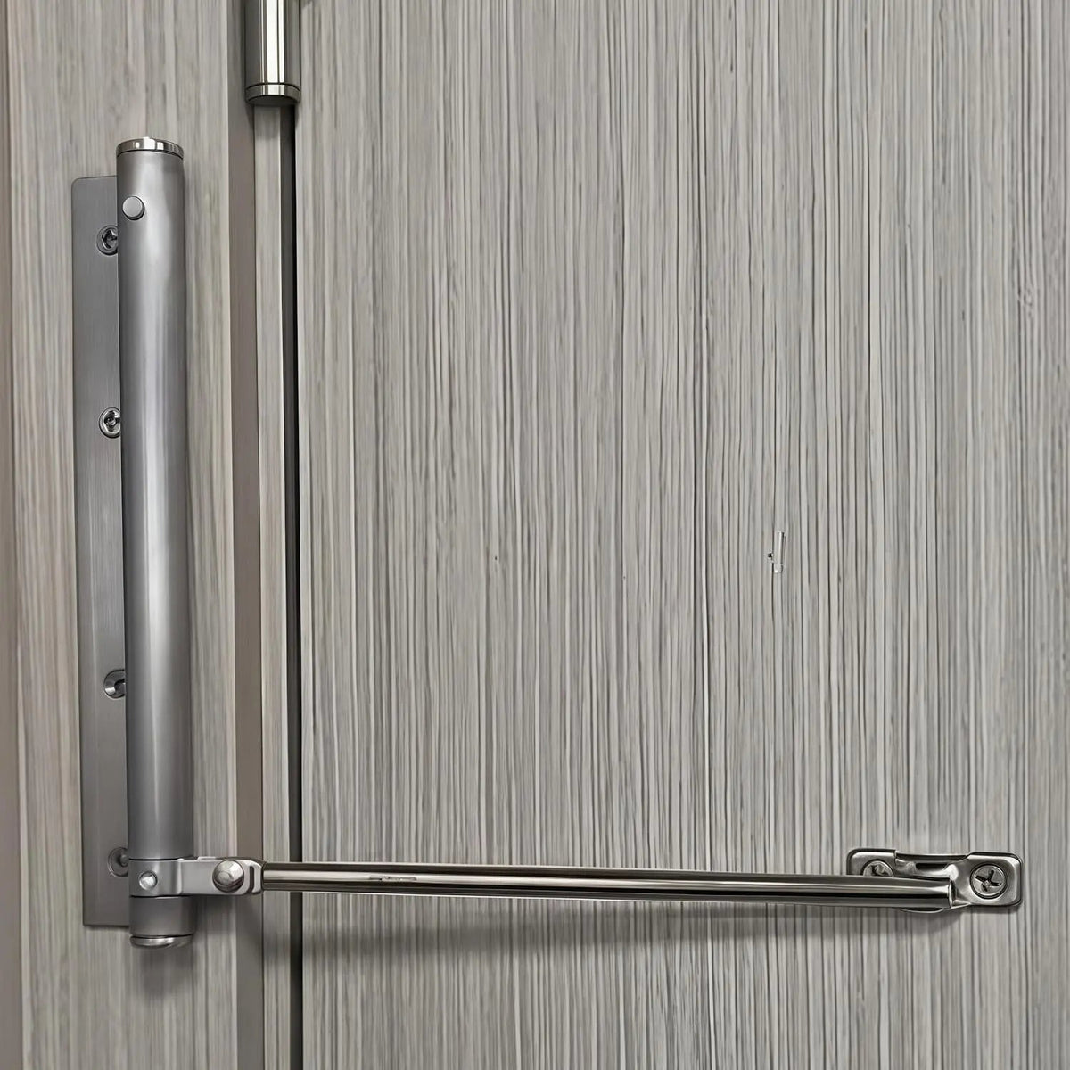 Soft Close Door Closer for Offices, Stainless Steel, 18.5 cm