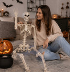 Posable Hanging Skeleton Decoration, 40 cm and 90 cm