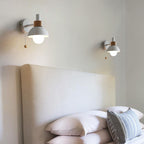 Colourful Glass and Metal Wall Light with E27 Fitting