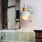 Colourful Glass and Metal Wall Light with E27 Fitting