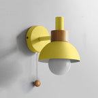 Colourful Glass and Metal Wall Light with E27 Fitting