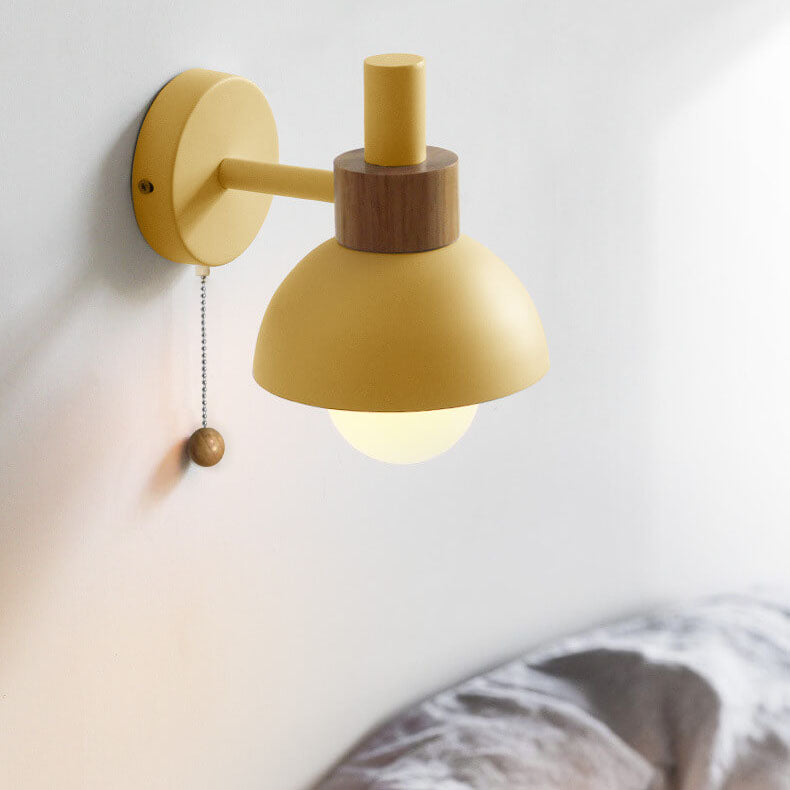 Colourful Glass and Metal Wall Light with E27 Fitting