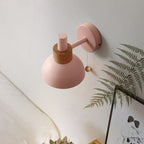 Colourful Glass and Metal Wall Light with E27 Fitting