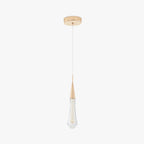 Crystal Glass Pendant Chandelier in Gold, 1, 3 or 5 Lights
