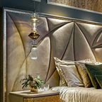 Glass Globe Pendant Light with Copper Finish, Dimmable LED