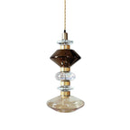 Glass Globe Pendant Light with Copper Finish, Dimmable LED