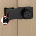Keyless Combination Cabinet Lock, 1000 Codes, Zinc Alloy
