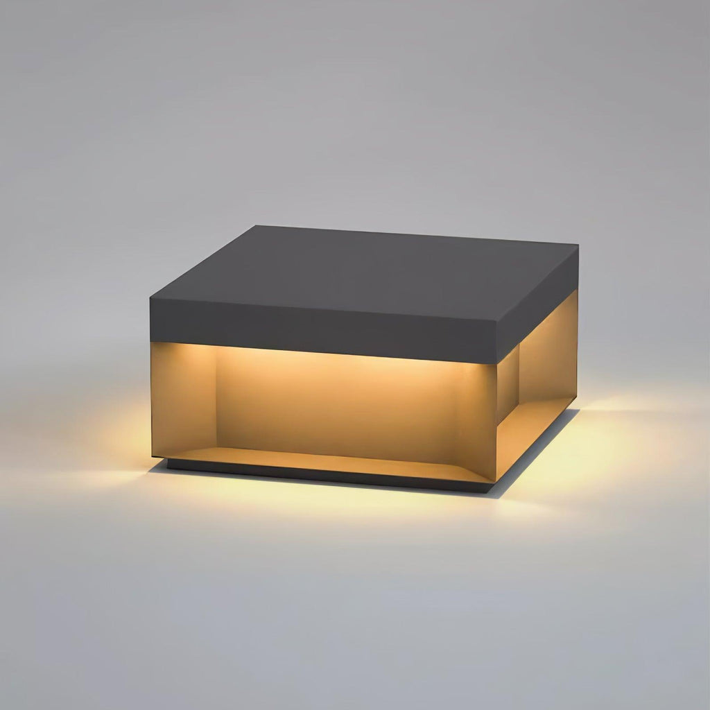 Outdoor Bollard Light IP65, Black Aluminium with Acrylic Diffuser