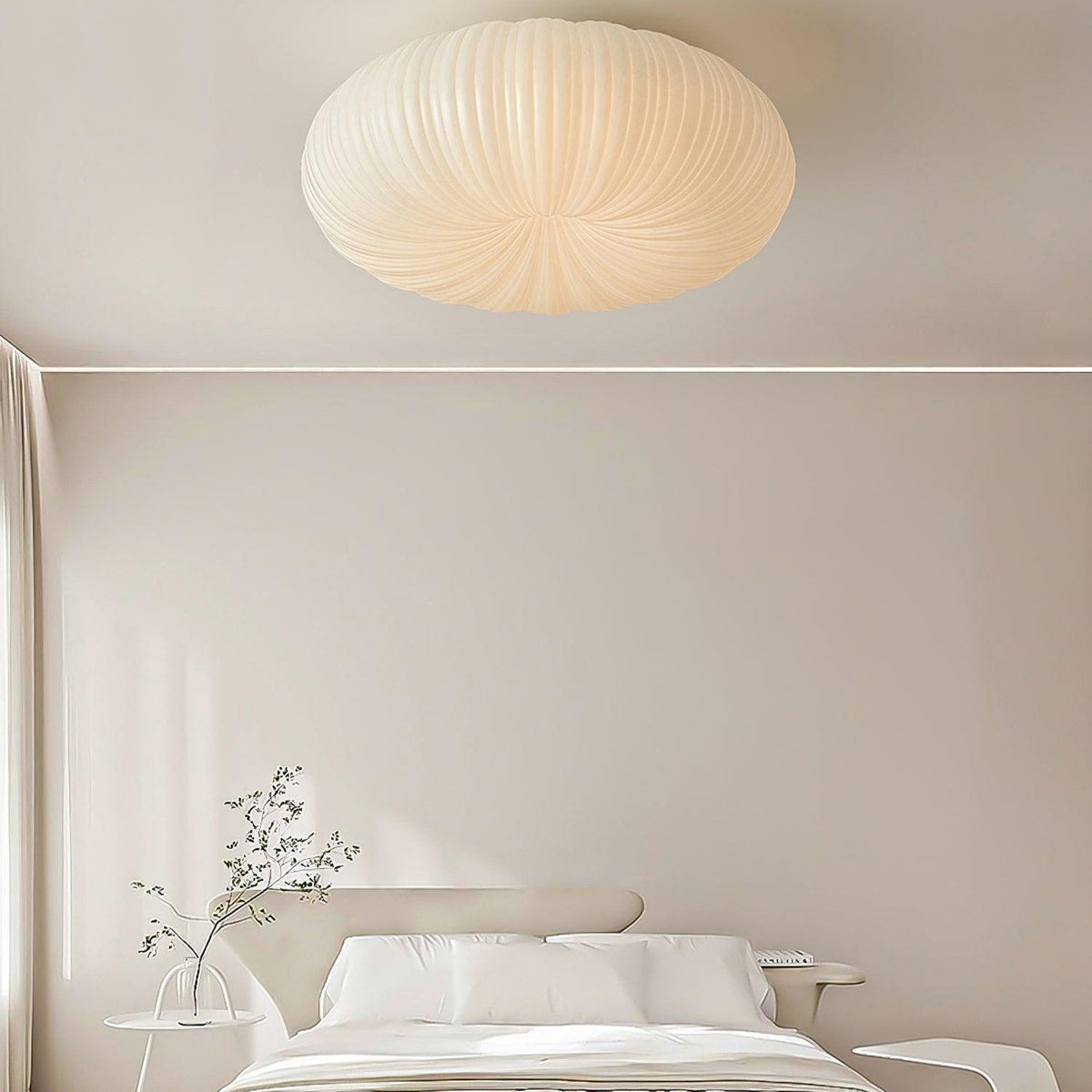 Dimmable LED Ceiling Light with Remote, Metal and Acrylic