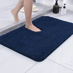 Plush Microfibre Bath Mat, Anti-Slip and Quick-Drying