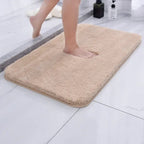 Plush Microfibre Bath Mat, Anti-Slip and Quick-Drying