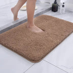Plush Microfibre Bath Mat, Anti-Slip and Quick-Drying