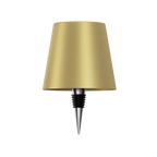 Cordless Bottle Lamp with Fabric Shade, 3000K, USB-C Rechargeable
