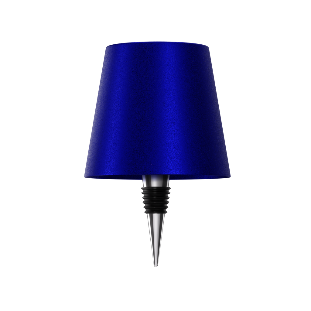 Cordless Bottle Lamp with Fabric Shade, 3000K, USB-C Rechargeable