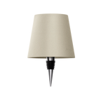 Cordless Bottle Lamp with Fabric Shade, 3000K, USB-C Rechargeable