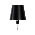 Cordless Bottle Lamp with Fabric Shade, 3000K, USB-C Rechargeable