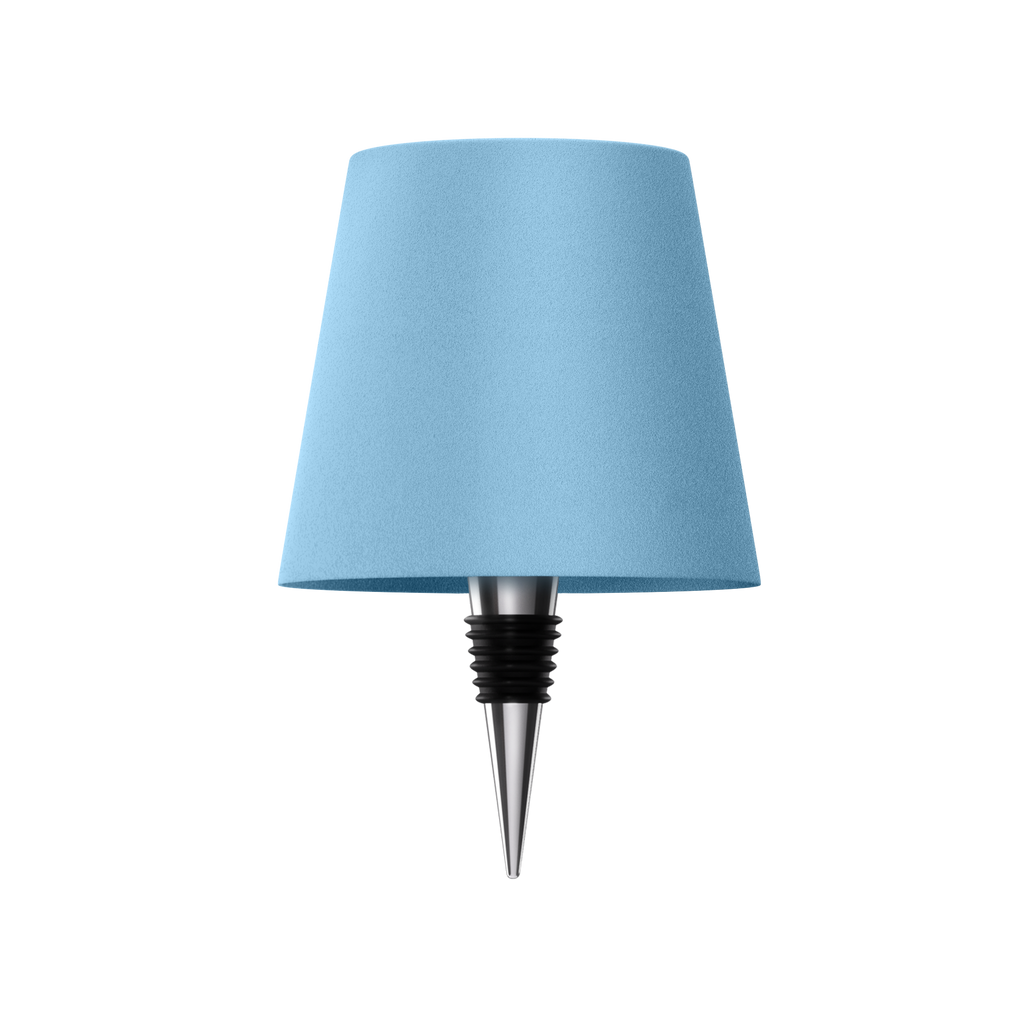 Cordless Bottle Lamp with Fabric Shade, 3000K, USB-C Rechargeable