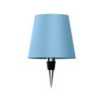 Cordless Bottle Lamp with Fabric Shade, 3000K, USB-C Rechargeable