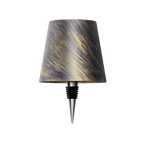 Cordless Bottle Lamp with Fabric Shade, 3000K, USB-C Rechargeable