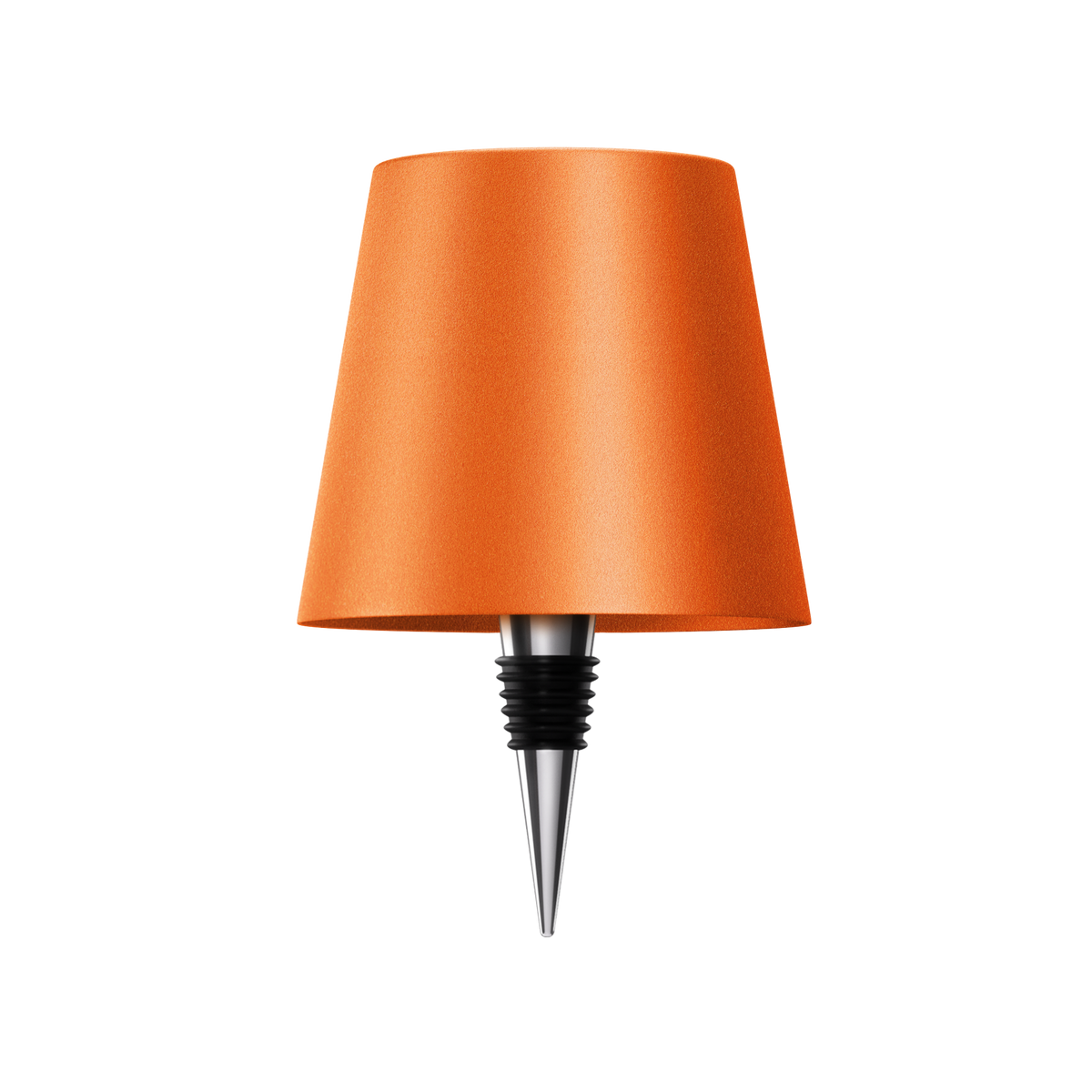 Cordless Bottle Lamp with Fabric Shade, 3000K, USB-C Rechargeable