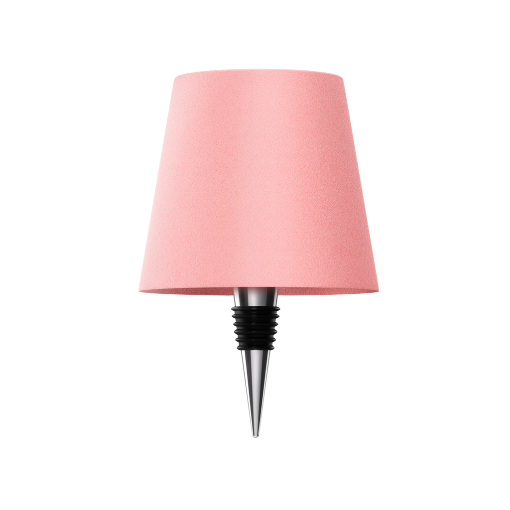 Cordless Bottle Lamp with Fabric Shade, 3000K, USB-C Rechargeable