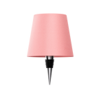 Cordless Bottle Lamp with Fabric Shade, 3000K, USB-C Rechargeable