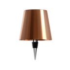 Cordless Bottle Lamp with Fabric Shade, 3000K, USB-C Rechargeable