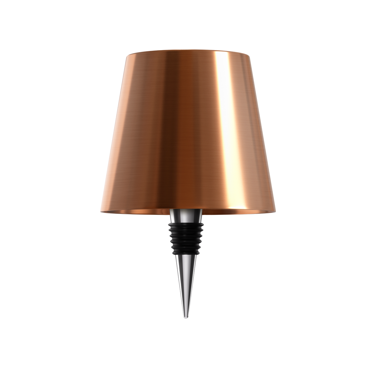 Cordless Bottle Lamp with Fabric Shade, 3000K, USB-C Rechargeable