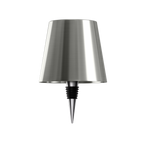 Cordless Bottle Lamp with Fabric Shade, 3000K, USB-C Rechargeable