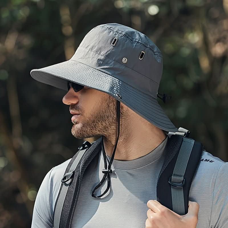 Wide-Brim Breathable Sun Hat with UV Protection, Five Colours