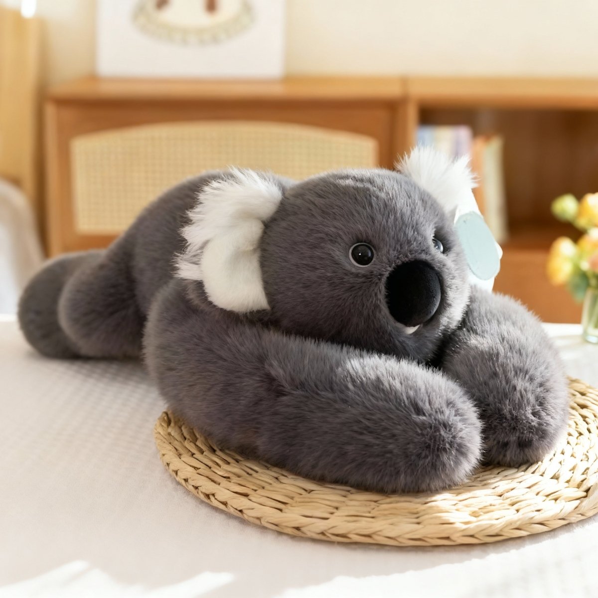 Ultra Soft Faux Fur Cuddle Cushion with Long Arms