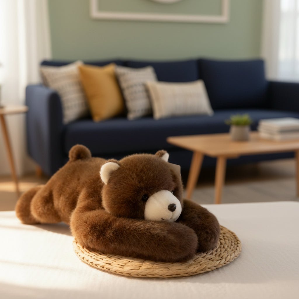 Ultra Soft Faux Fur Cuddle Cushion with Long Arms